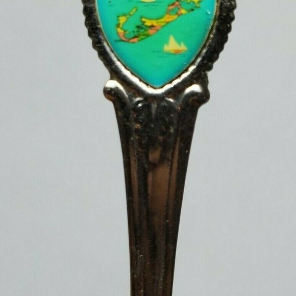 Bermuda Engraved Embossed Collectible Mini Spoon Home Décor - Picture 4 of 10